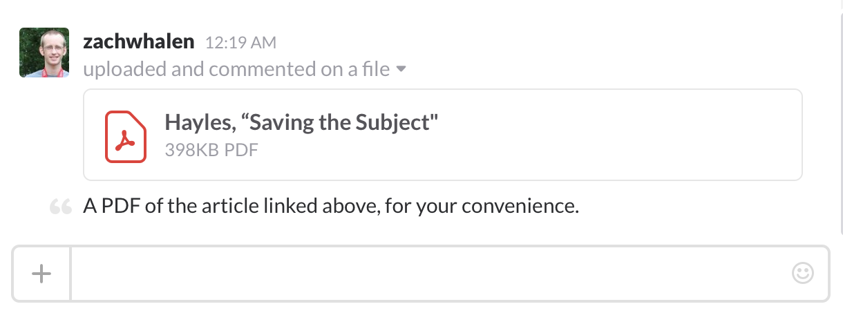 Uploading a PDF. Simple as that. Screenshot of PDF upload. Simple!